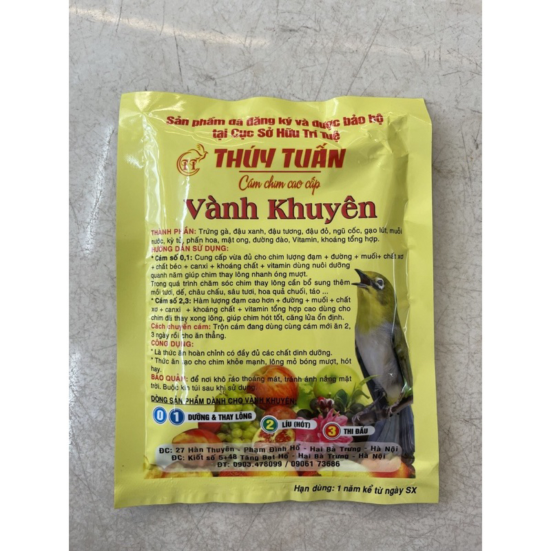 Cám Khuyên 3 và Khuyên Vip Thuý tuấn 100g chính hãng