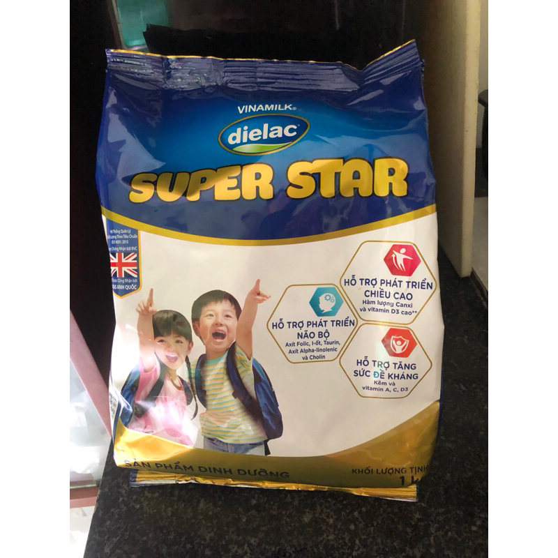 Sữa bột Dielac Học Đường Supper Star túi 1 kg(sản phẩm dinh dưỡng của Vinamilk )