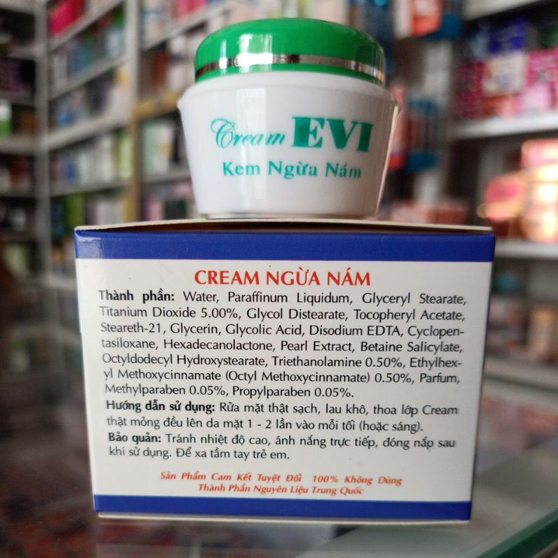 Kem EVI ngừa nám nhỏ 15gr