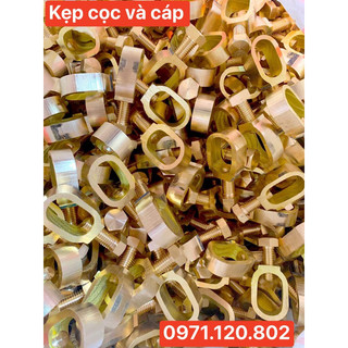 Ốc xiết cáp tiếp địa đồng vàng