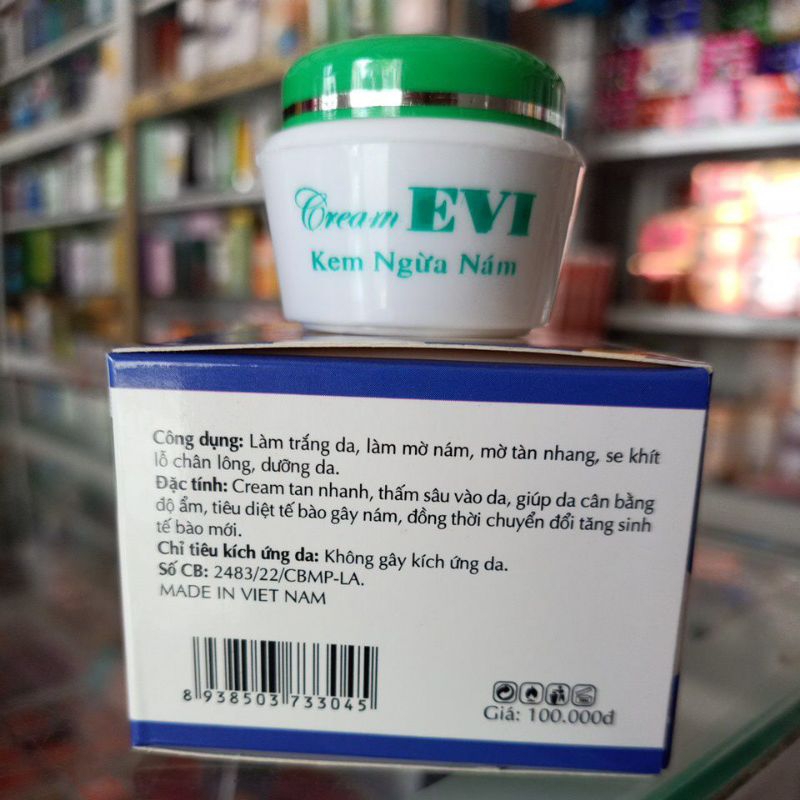 Kem EVI ngừa nám nhỏ 15gr