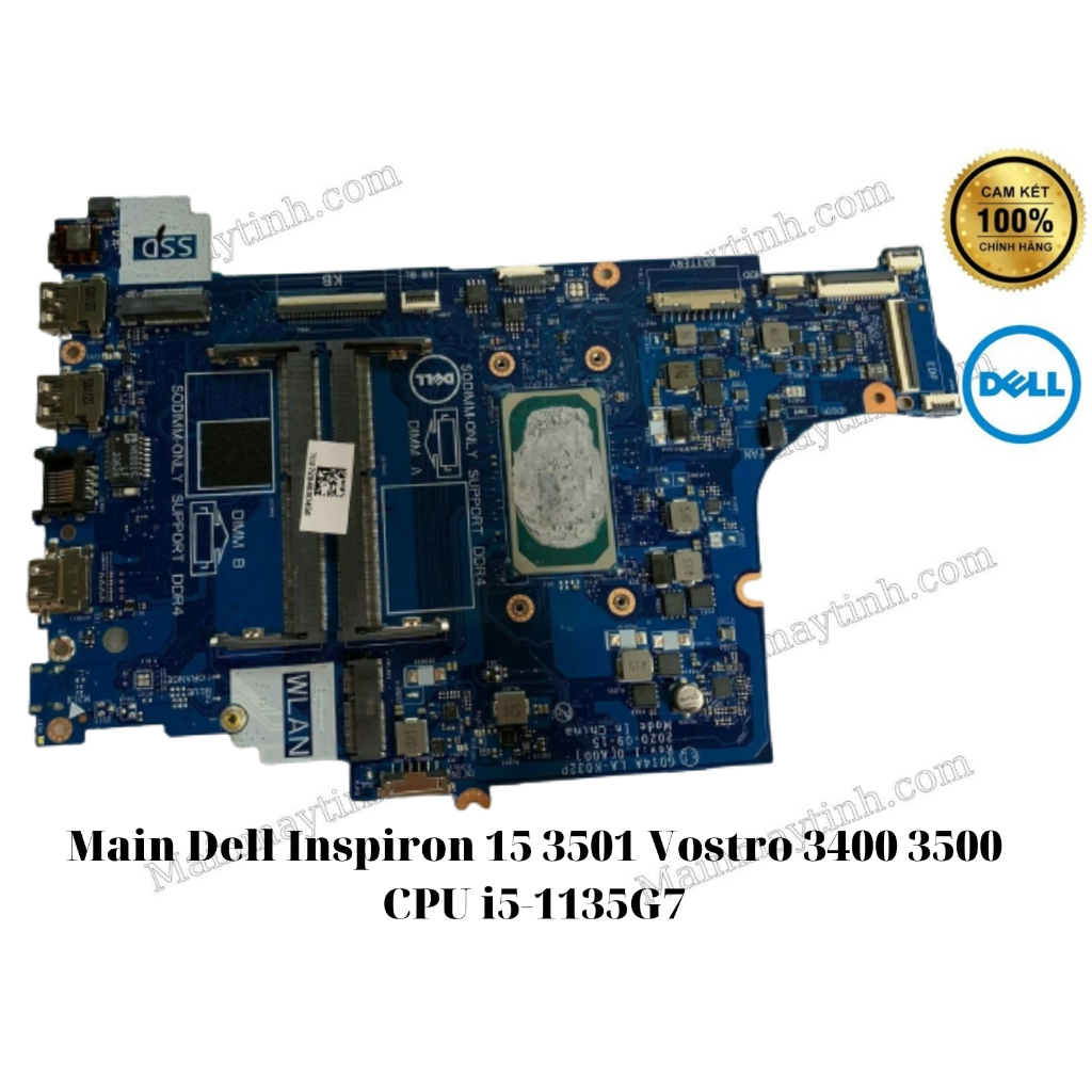 Main Dell Inspiron 15 3501 Vostro 3400 3500 CPU i5-1135G7