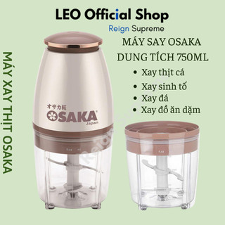 Máy xay đa năng Osaka Nhật Bản, máy xay phiên bản mới công suất 350W Máy xay thịt, máy xay sinh tố thịt cá đa năng