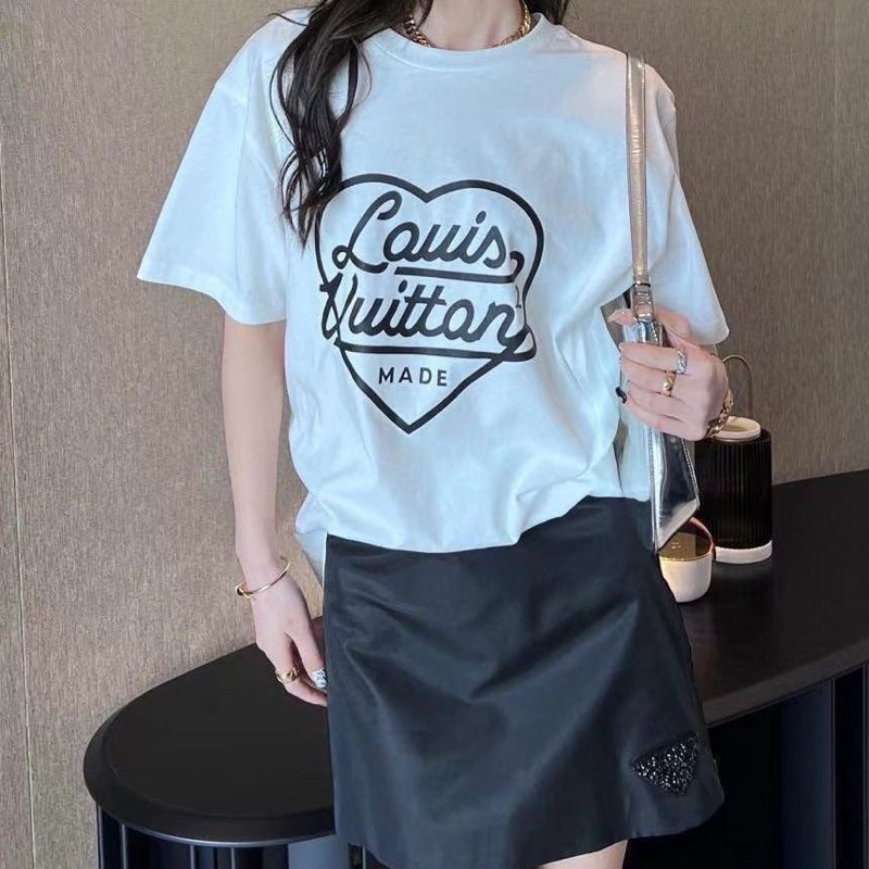 Áo Thun LV thun 100% cotton 2 chiều form Unisex - Hàng Full tem tag