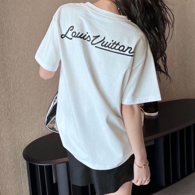 Áo Thun LV thun 100% cotton 2 chiều form Unisex - Hàng Full tem tag