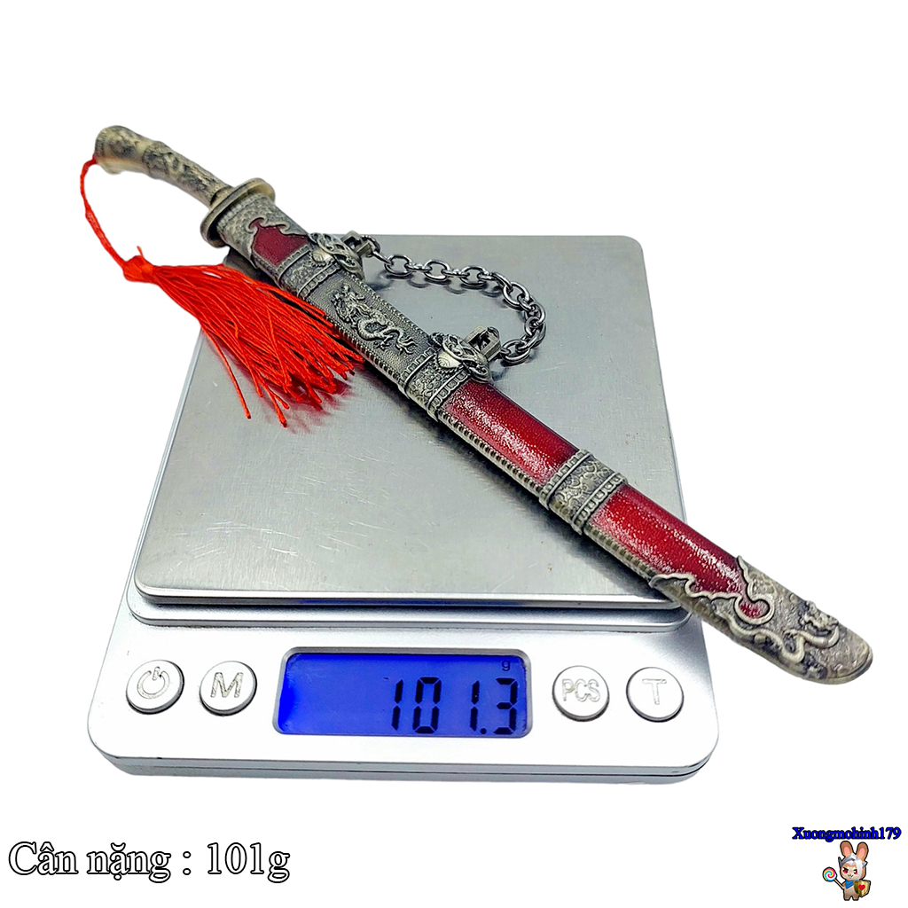 Mô hình Luận Ai Xứng Danh Anh Hùng Tô Mộng Chẩm Hồng Tụ đao 22cm