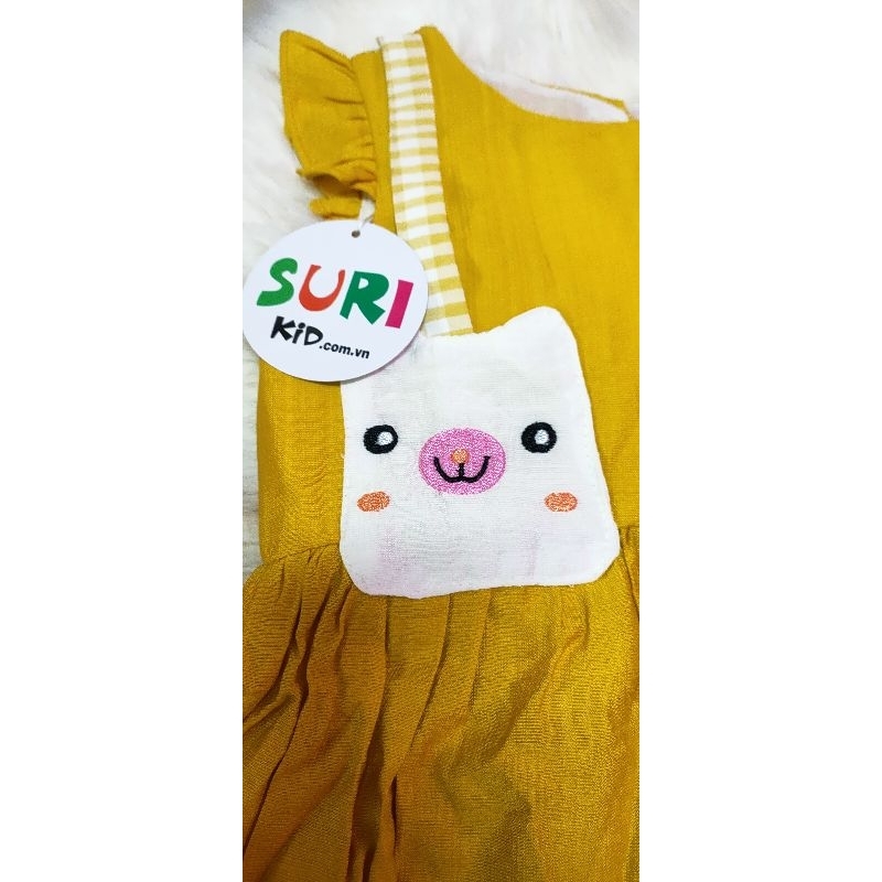Đầm Suri lụa xịn cho bé sale