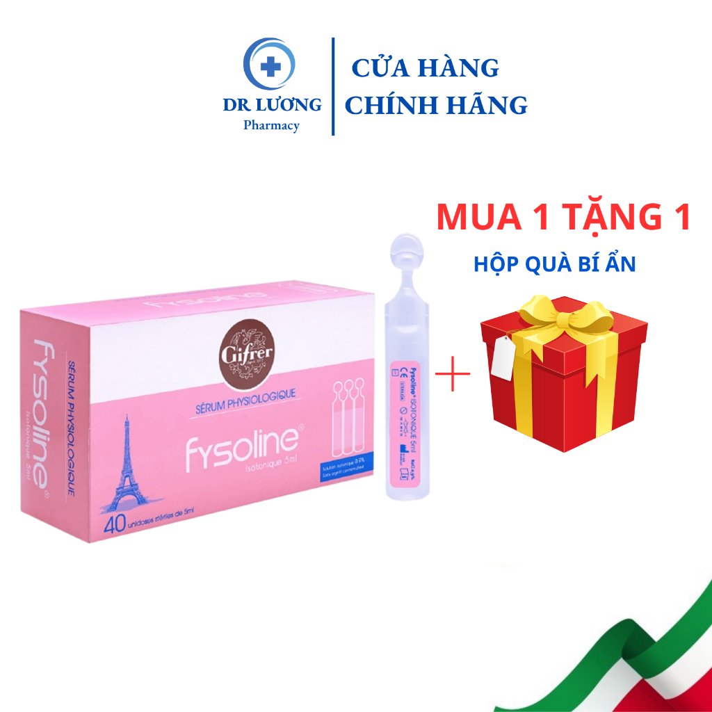 Nước muối sinh lý Pháp Fysoline - vệ sinh mắt, mũi, miệng cho bé