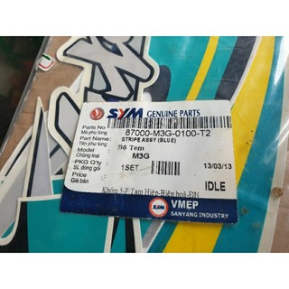 Bộ Tem xe SYM Star110
