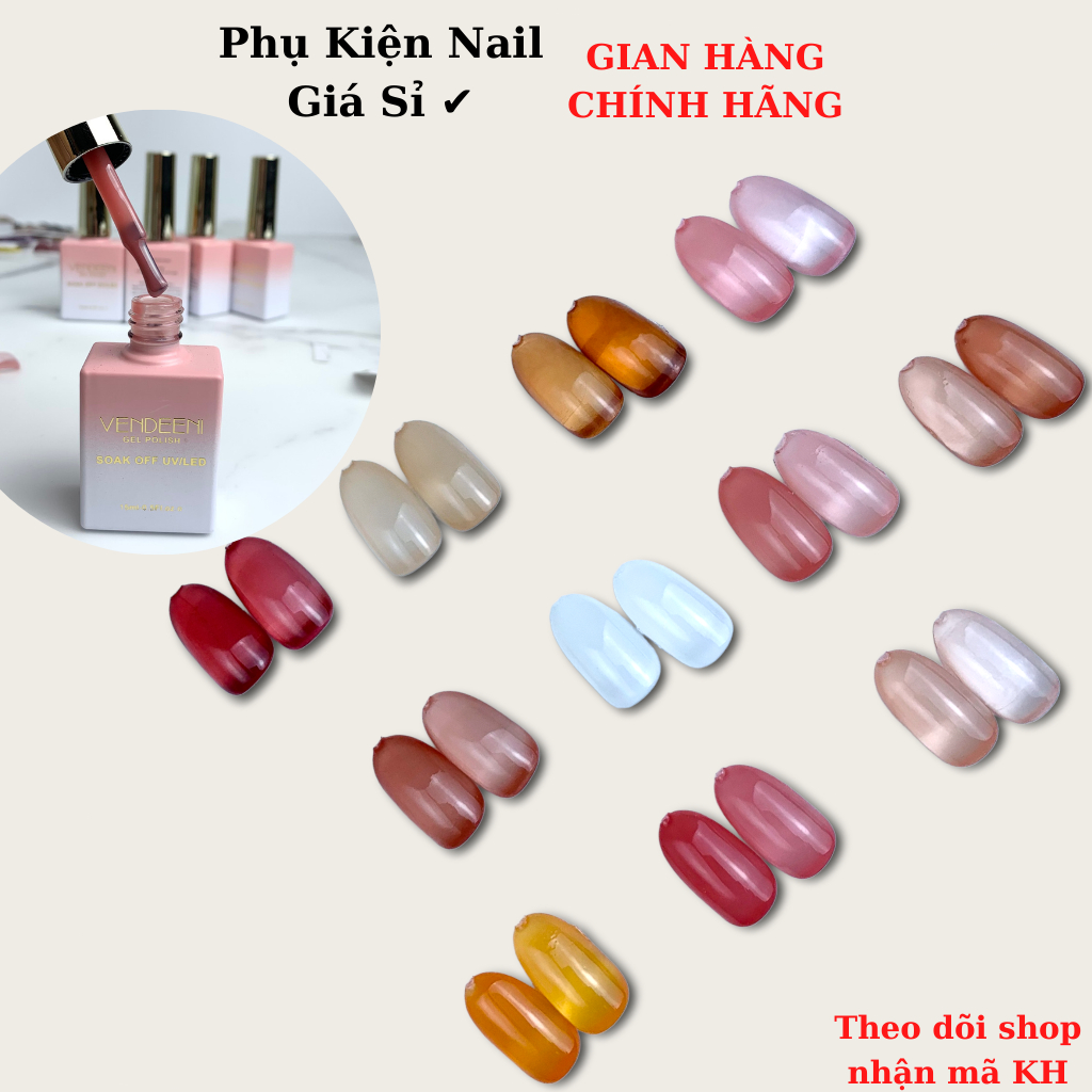 Sơn gel thạch VEDENI lẻ màu 15ml