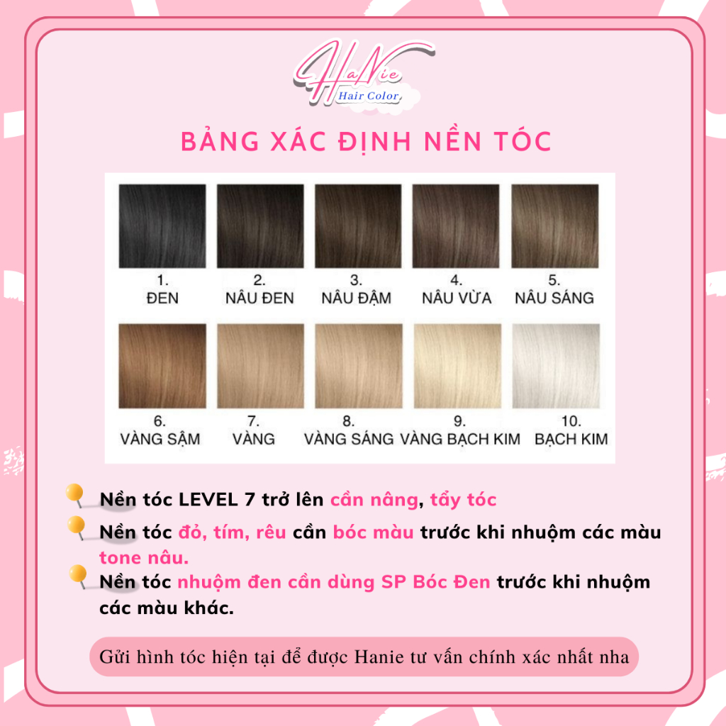 Thuốc Nhuộm Tóc Màu NÂU TÂY - KHÔNG TẨY | haniehair