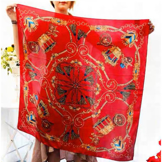 Khăn choàng cổ thanh lịch lụa size 90x90cm