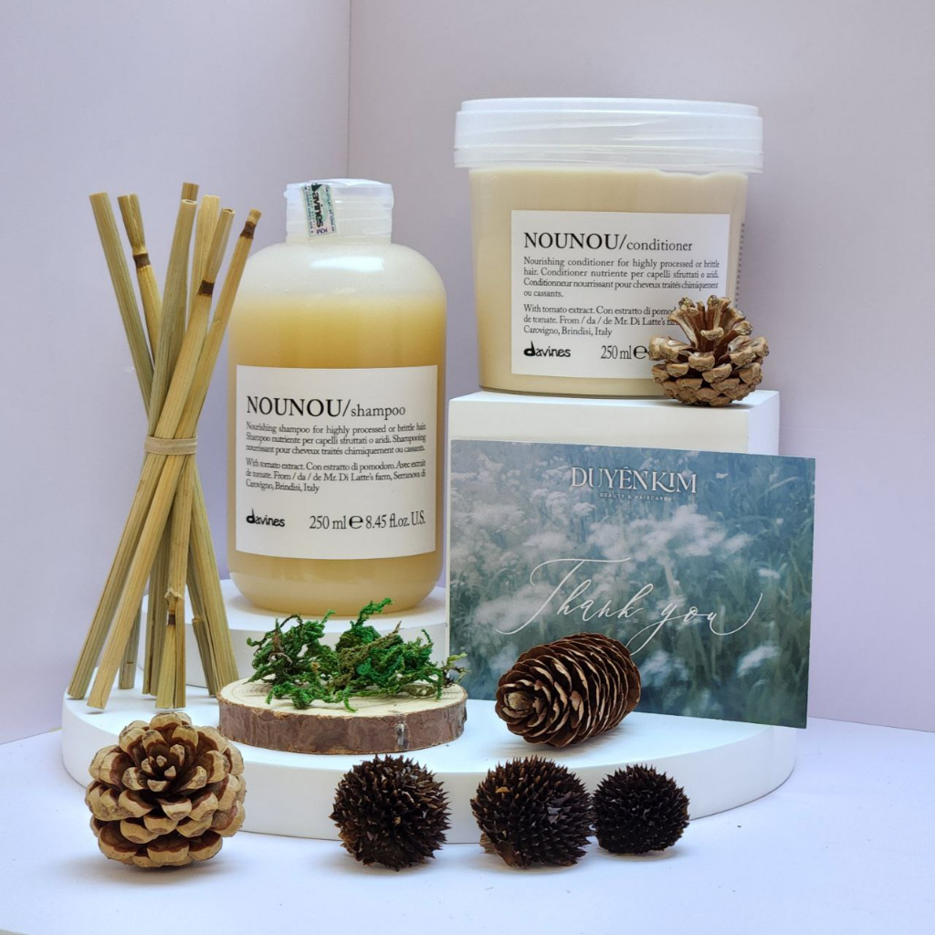Dầu gội xả phục hồi hư tổn Davines Nounou 250ML chính hãng