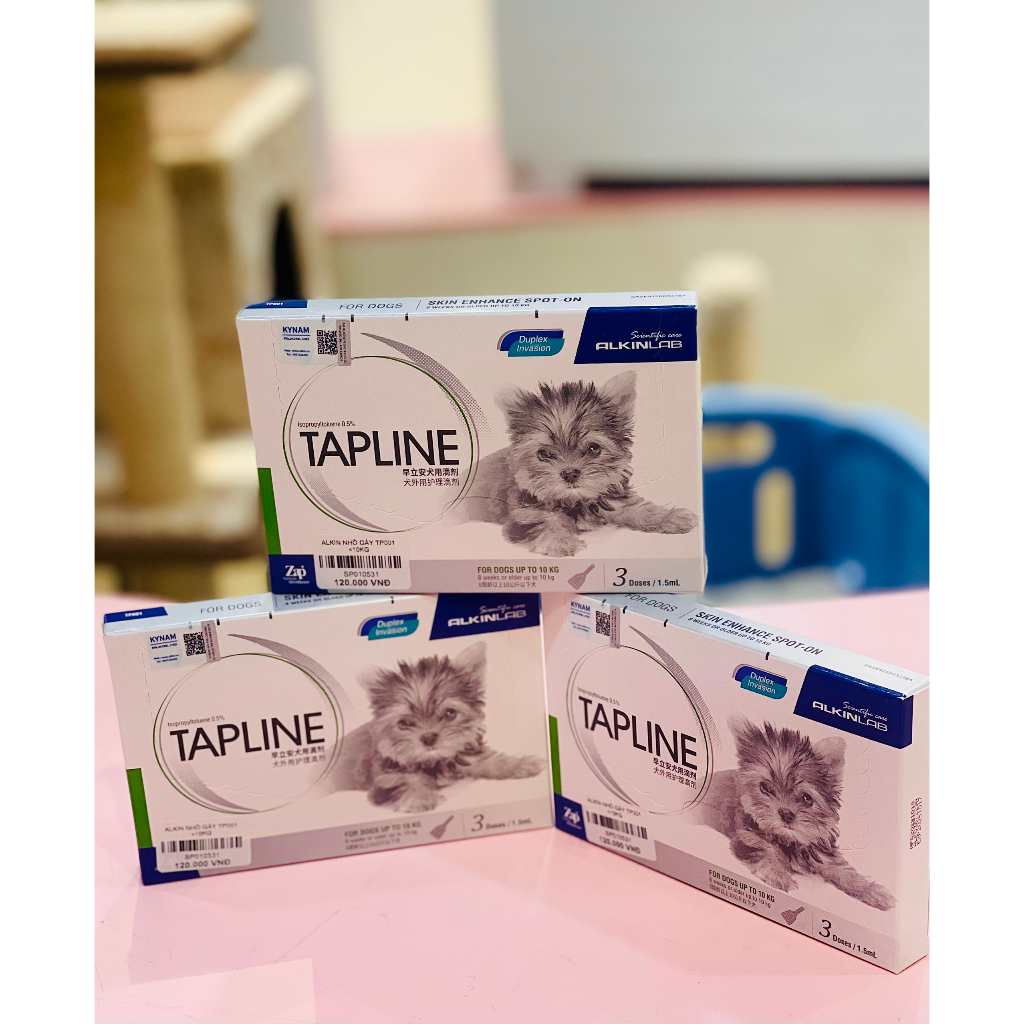 TAPLINE - ALKIN CHÓ Nhỏ gáy phòng ngừa và chống v.e rậ.n, b.ọ c.h.ét hiệu quả cho boss