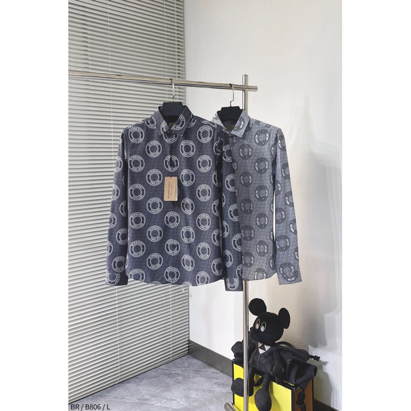 Áo sơ mi nam dài tay thời trang phong cách 2023 BBR Burberry cao cấp