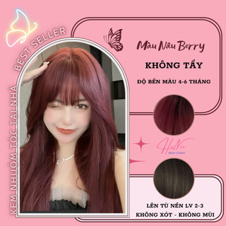 THUỐC NHUỘM TÓC MÀU NÂU BERY -  KHÔNG TẨY | haniehair