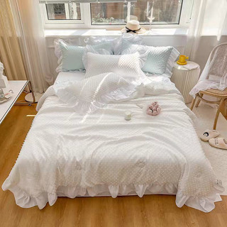 Freship💕Bộ chăn ga gối đũi bèo chăn chần hè🌿set 4 món chăn trần💕may ga theo yêu cầu