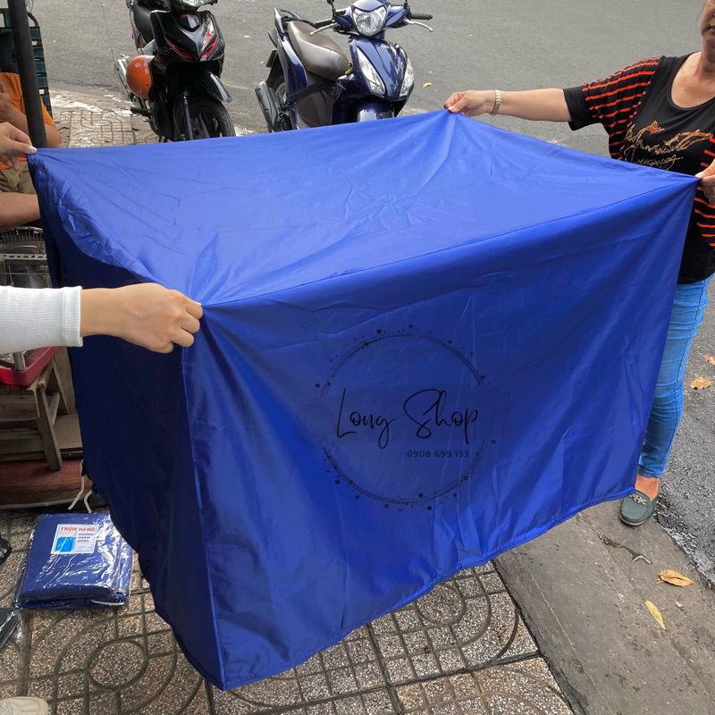 Bạt trùm hàng vải dù che mưa - Áo trùm hàng hoá chống thấm nước