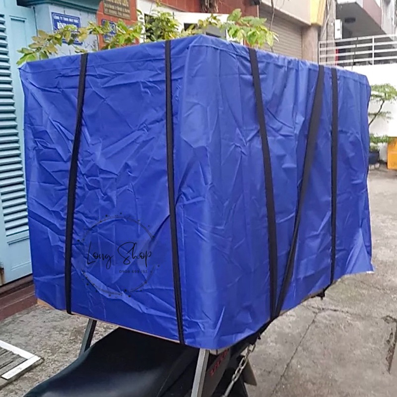 Bạt trùm hàng vải dù che mưa - Áo trùm hàng hoá chống thấm nước