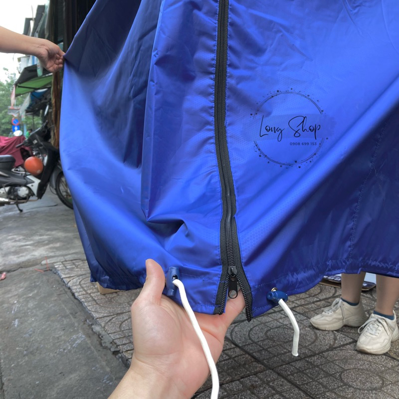 Bạt trùm hàng vải dù che mưa - Áo trùm hàng hoá chống thấm nước