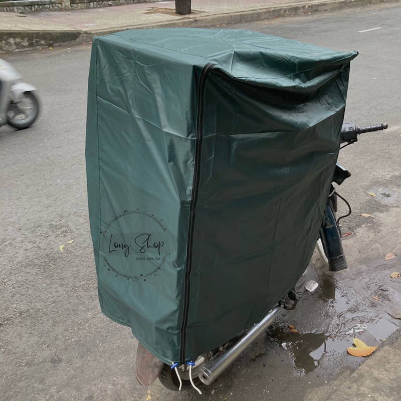 Bạt trùm hàng vải dù che mưa - Áo trùm hàng hoá chống thấm nước
