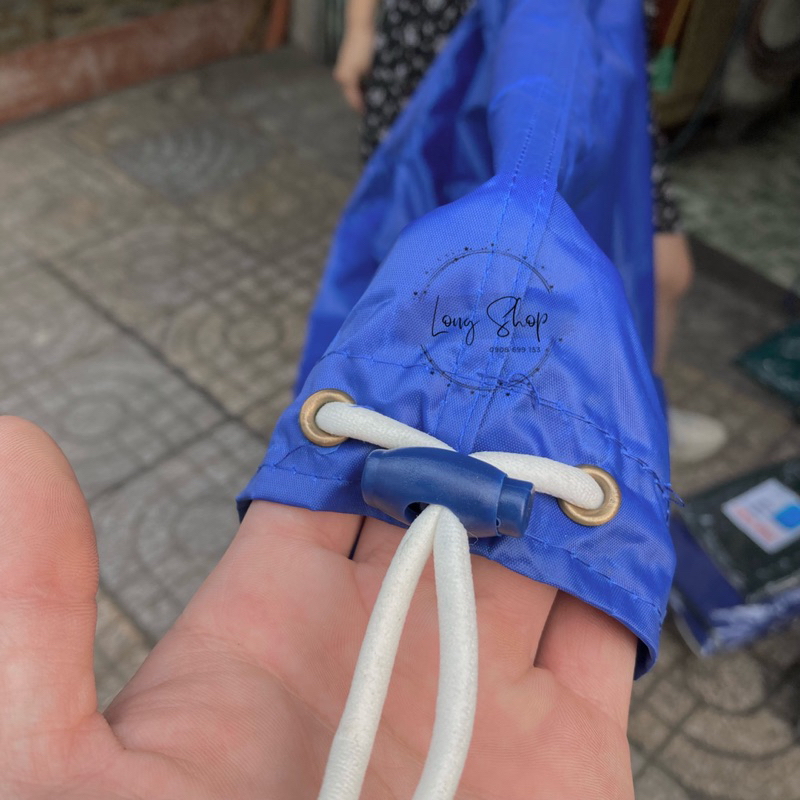 Bạt trùm hàng vải dù che mưa - Áo trùm hàng hoá chống thấm nước