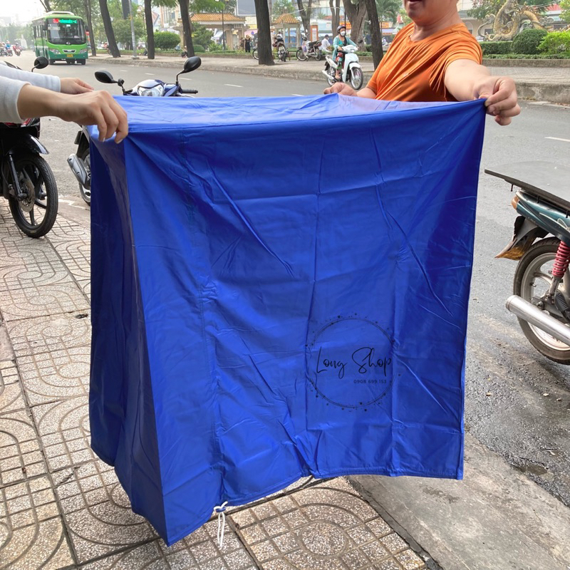 Bạt trùm hàng vải dù che mưa - Áo trùm hàng hoá chống thấm nước