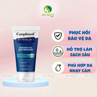Sữa Rửa Mặt Compliment No Problem Prebiotics & Amino Acids Cleansing Gel 200ml