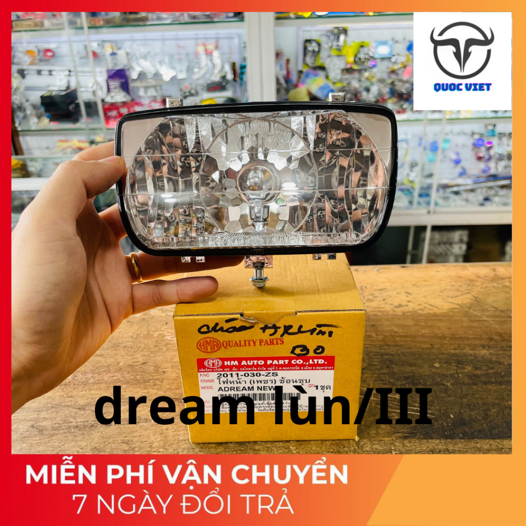 Pha đèn trước xe Dream lùn 99/ xe Dream Excess