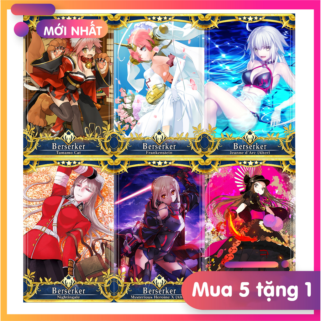 Ảnh thẻ anime Hologram - Berserker - Fate/Grand Order