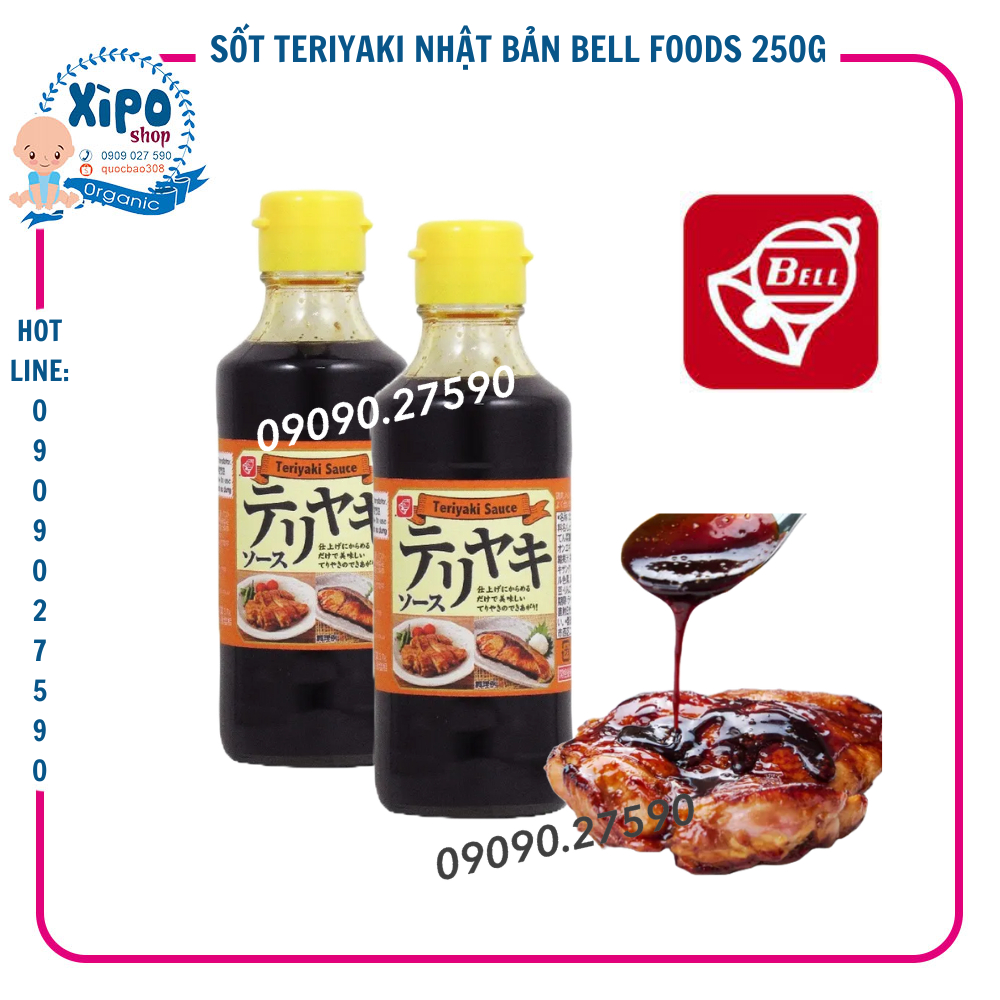 Sốt Teriyaki Nhật Bản Bell Foods 250g - Bell Foods Teriyaki Sauce 250g