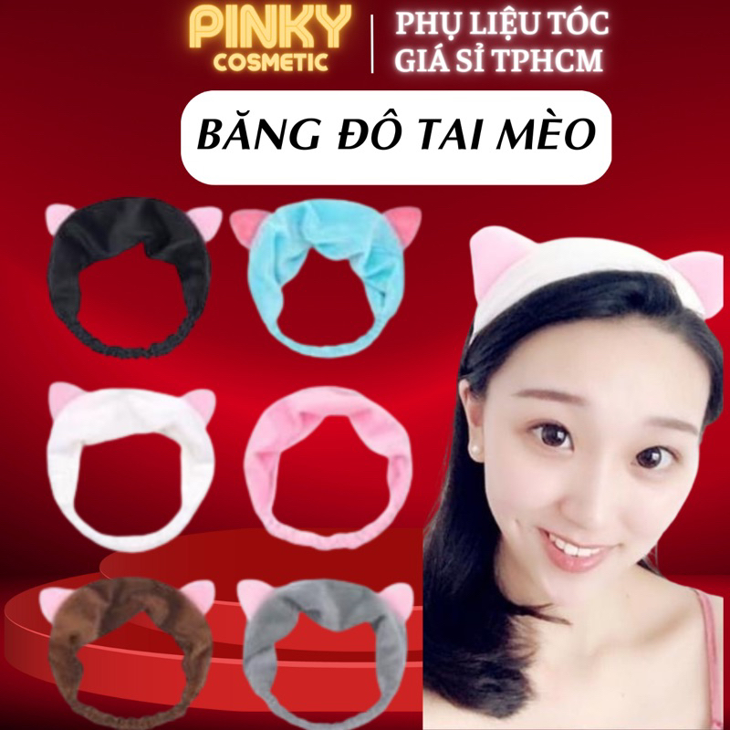 Băng Đô Tai Mèo nhiều màu giá Siêu Rẻ giao mau ngau nhien