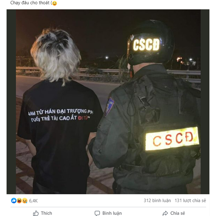 Áo nam tử hán đại trượng phu tuổi trẻ tài cao ắt đi tù Unisex 100% Cotton