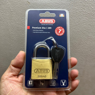 [Hỏa tốc HCM] Ổ khóa ABUS 289 thân đồng rộng 40 - 45mm lõi lá chìa vuông - MSOFT