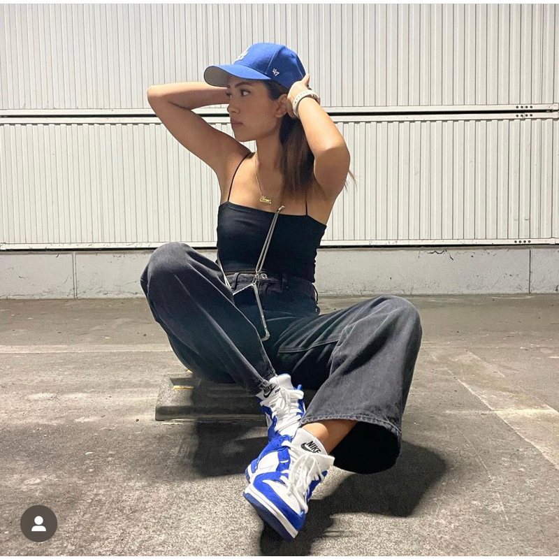 Nón MLB x 47 Brand Mỹ_Logo LA blue