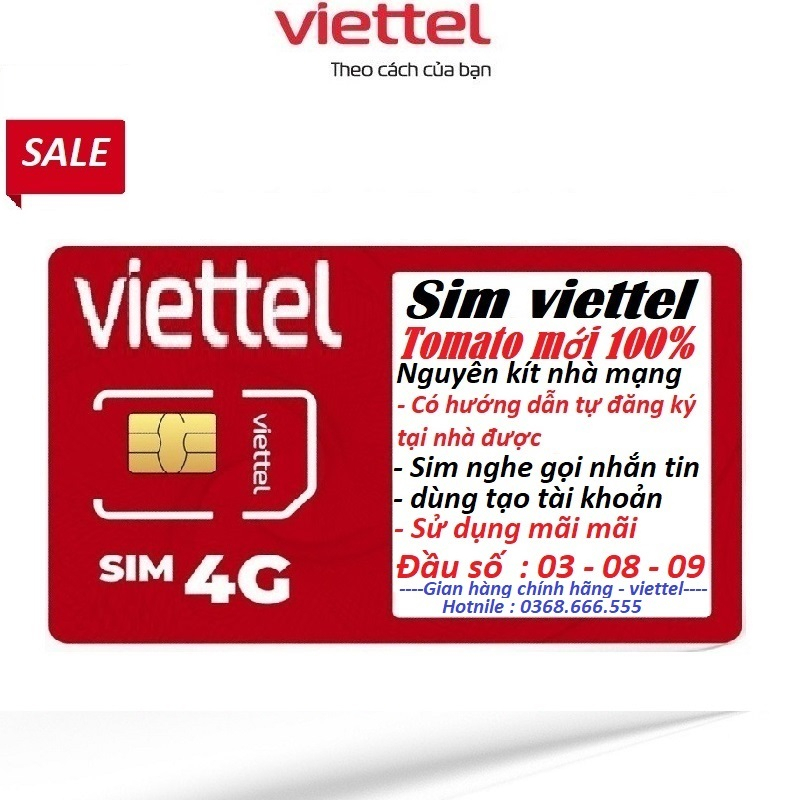 Sim viettel nghe gọi giá rẻ