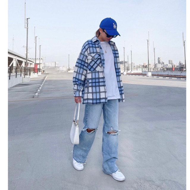 Nón MLB x 47 Brand Mỹ_Logo LA blue