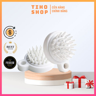 Lược gội đầu Silicone Nhật - mát xa da đầu - giảm rụng tóc - kích thích mọc tóc