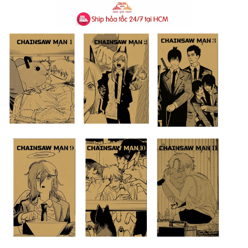 Sách - Chainsaw Man Tập 1 - 10 -Tặng Lót Ly - Giấy Kraft - NXB Trẻ