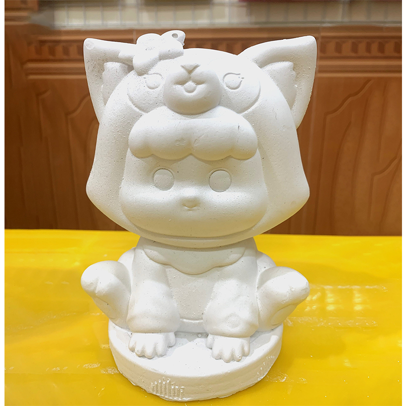 Mua 1 Tượng Tặng 1 Mini A  Tượng Thạch Cao Bé Cáo - Mirin Việt Nam - Cỡ Lớn 20-25cm