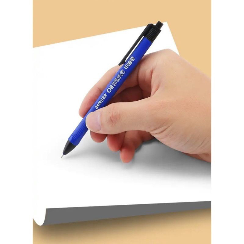 Bút Bi Baoke B73 0.7mm Mực Dầu Thân Bút Tam Giác
