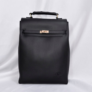 Balo da đa năng đeo chéo Kenny màu đen khoá Kelly vừa laptop 16inch KHÔI STORE
