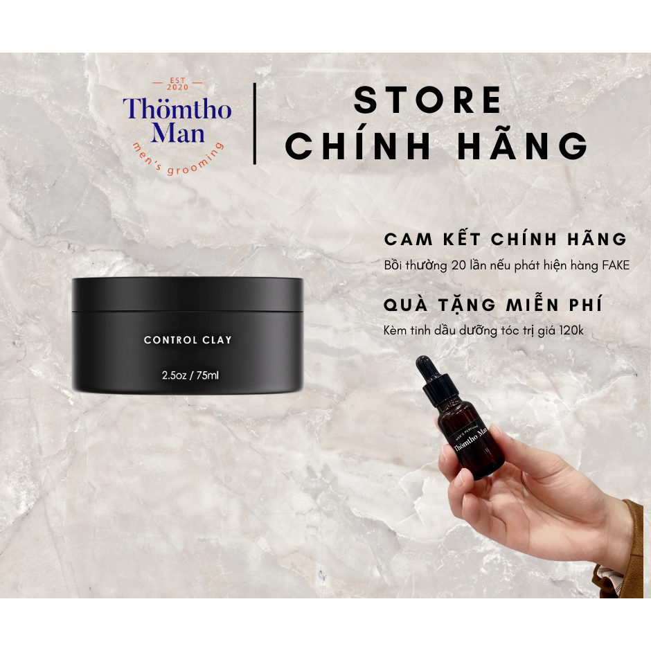 Sáp tóc Forte Control Clay [ TẶNG FREE TINH DẦU DƯỠNG TÓC ]