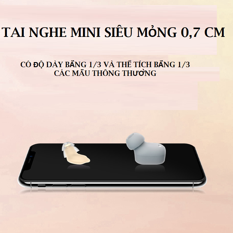 Tai nghe bluetooth mini siêu nhỏ không dây nhét tai
