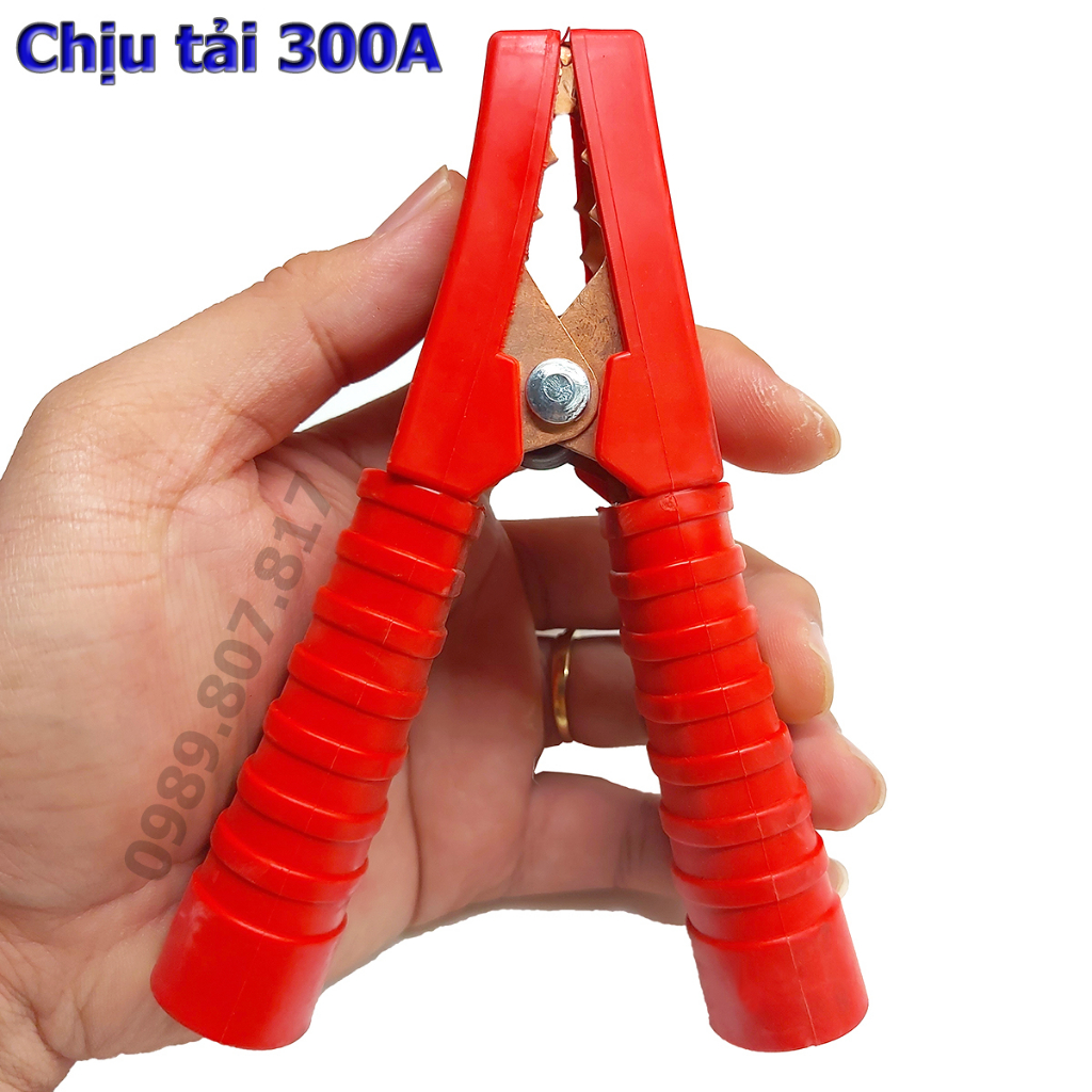 - Cặp kẹp cá sấu câu bình accu kích bình ắc quy cho xe hơi từ 300A