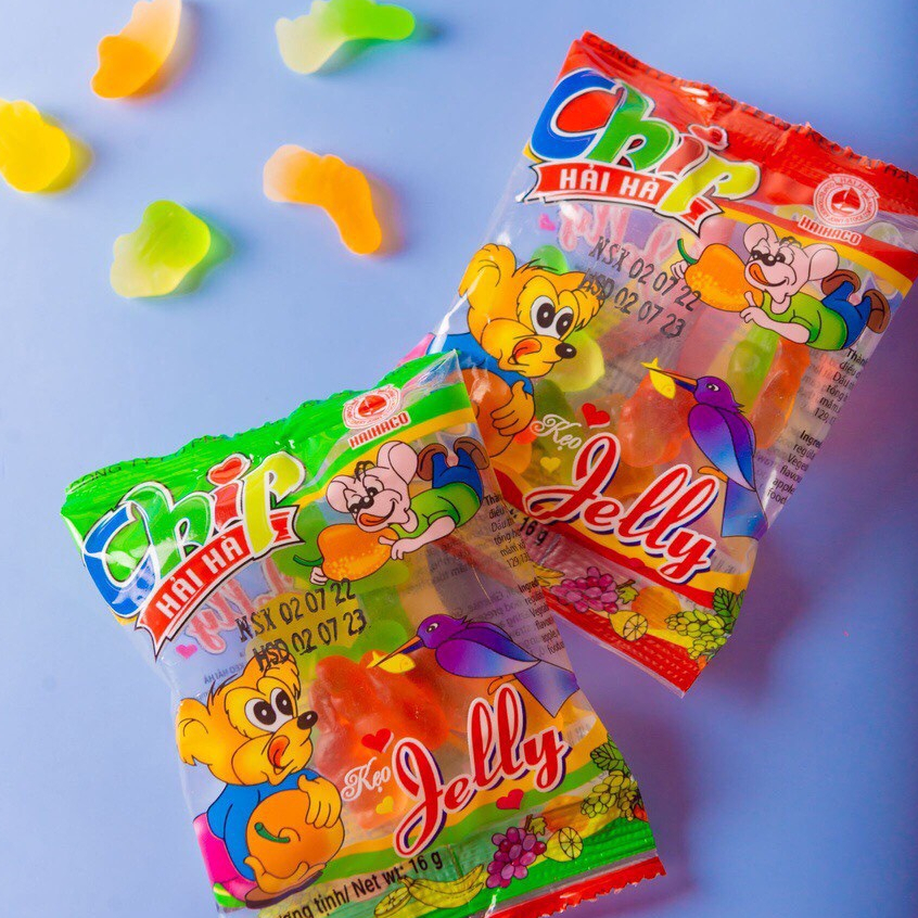 10 Gói Kẹo Dẻo Chíp Chíp Hải Hà Hương Trái Cây