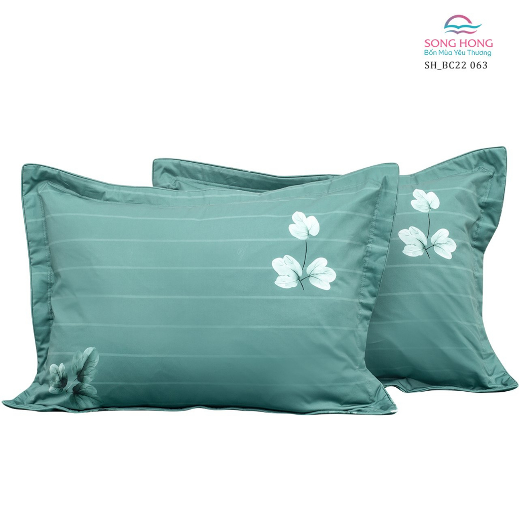 Thanh lý vỏ gối đơn cotton Sông Hồng 45x65