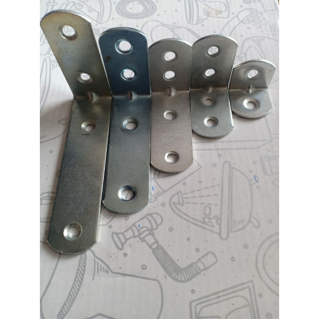 Bát giá đỡ, Ke góc vuông chữ L bản rộng 2,5cm nhiều size