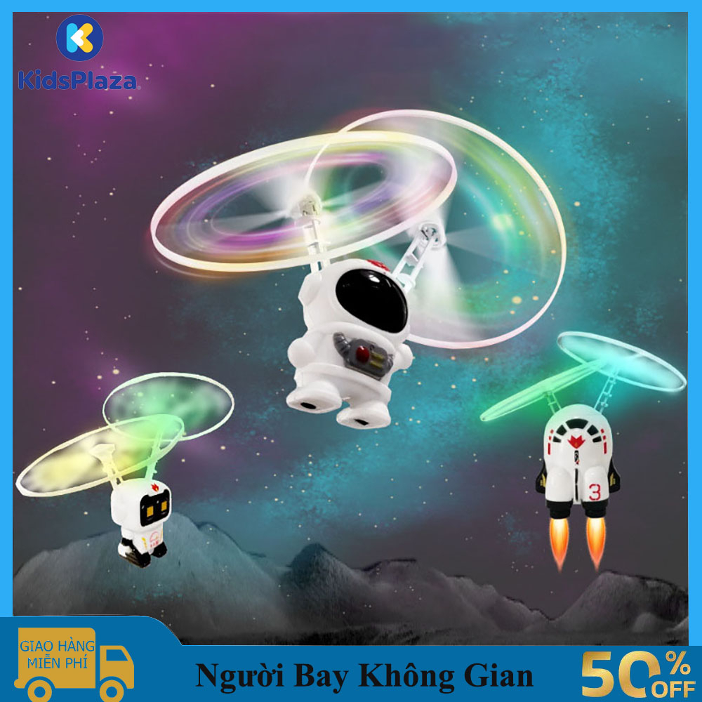 Đồ chơi trẻ em nhà du hành vũ trụ bay cảm ứng lơ lửng trên không. Đồ chơi thông minh cao cấp an toàn cho bé.