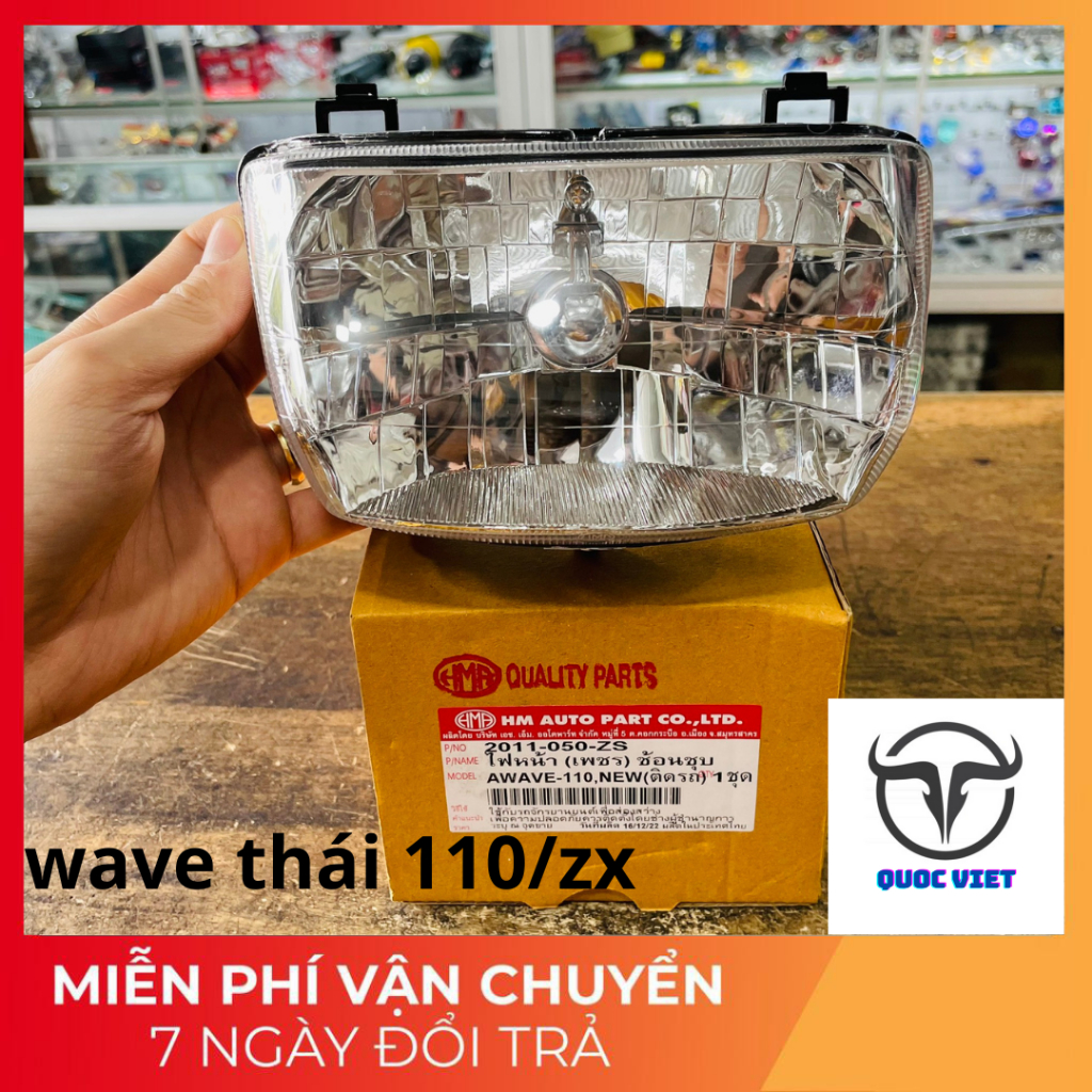 Pha chóa đèn xe WAVE thái 110 hàng nhập thái